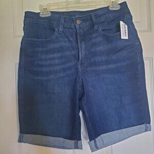 NWT Old Navy high rise Bermuda shorts